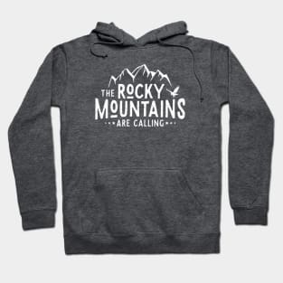 Rocky Mountains calling (white) Hoodie